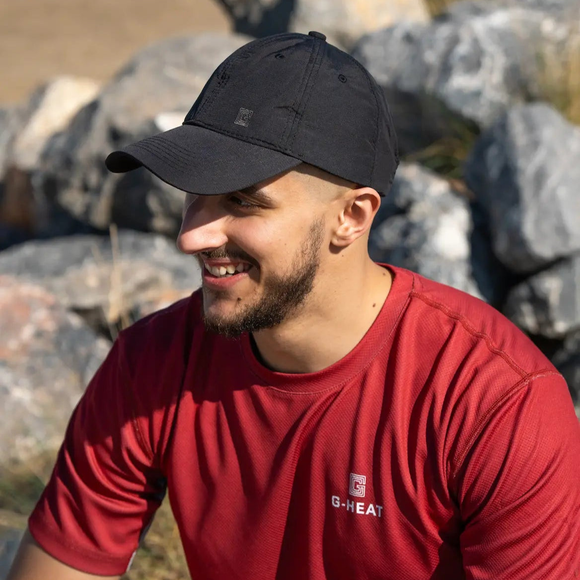 Casquette rafraichissante portée noire