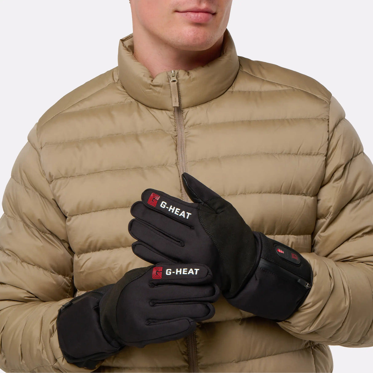 Gants chauffant Elite porté