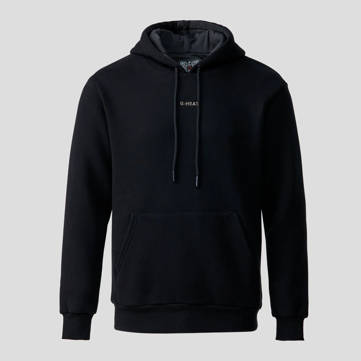 Hoodie sport chauffant face noir