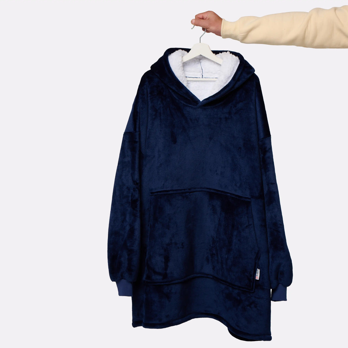 Pull plaid navy femme G-Heat