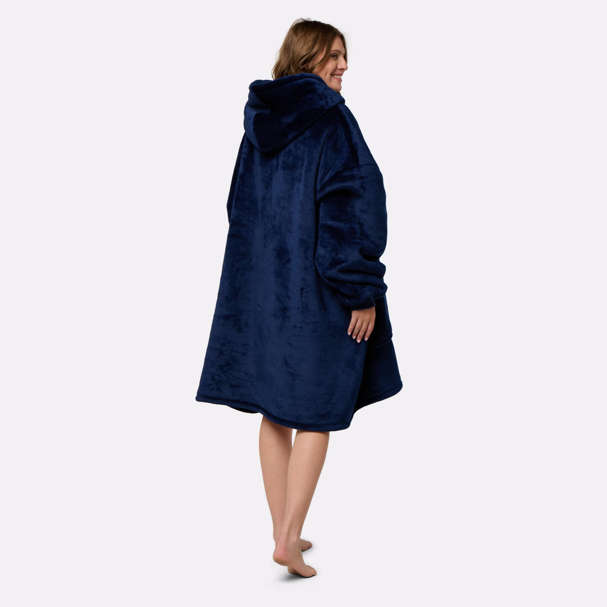 Pull plaid navy femme G-Heat