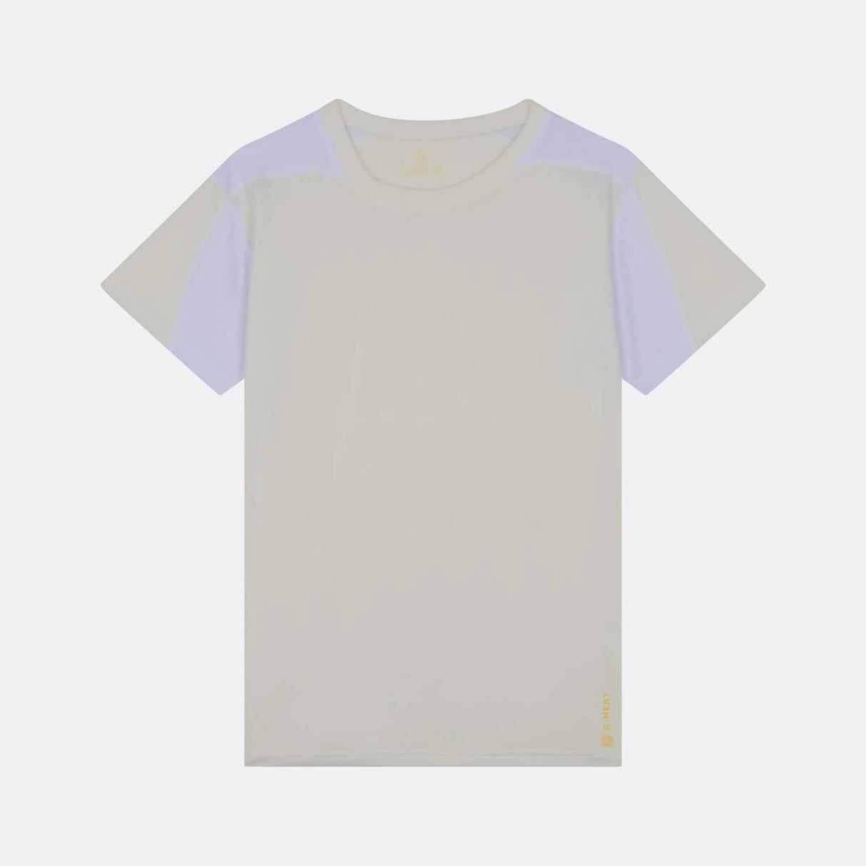 T-shirt sport rafraîchissant homme blanc de face