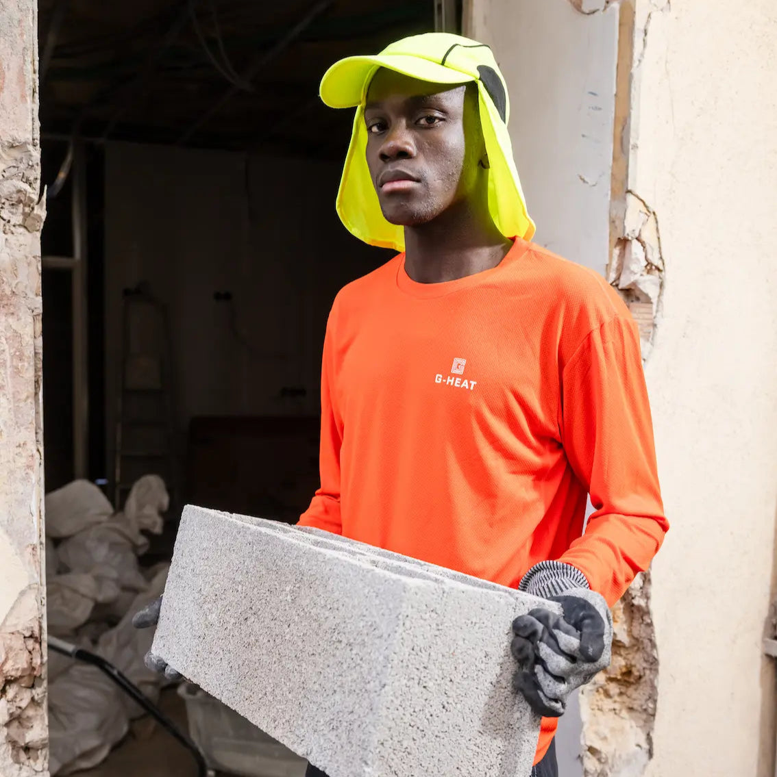 Casquette saharienne G-Heat jaune 