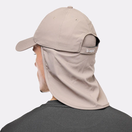 Casquette saharienne rafraîchissante et anti UV porté de dos