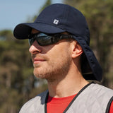 Casquette saharienne rafraichissante portée