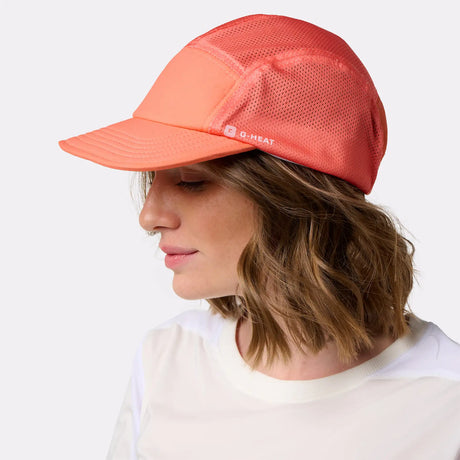 Casquette sport rafraichissante corail