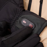 Bouton gants chauffants confort+