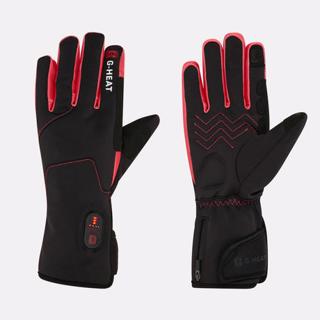 Gants vélo ACTIVE chauffant G-Heat de face et de dos