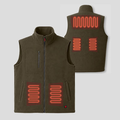 Polaire chauffante zones de chauffe G-heat