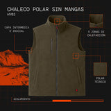 gilet polaire sans manches chauffante visuel atout es
