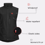 Gilet chauffant femme atouts produit