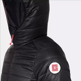 Doudoune extra warm vue de côté et macaron