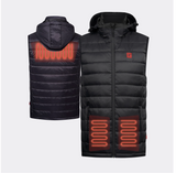 Doudoune sans manche zone de chauffe