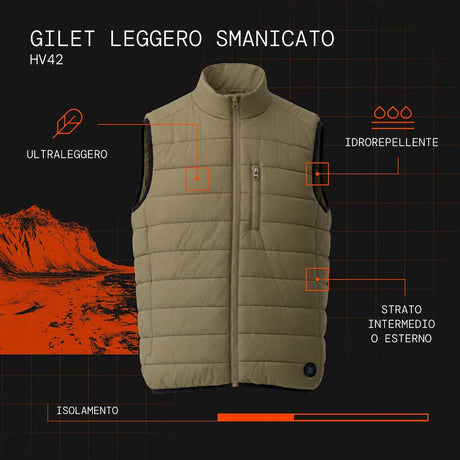 Gilet sans manches light homme chauffant visuel atout it