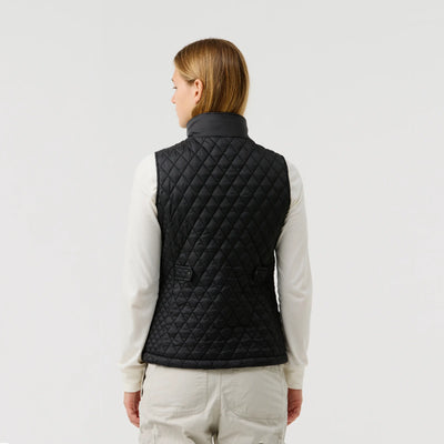 Gilet équitation femme chauffant de dos