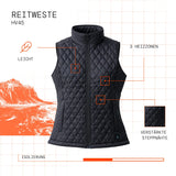 Gilet équitation femme chauffant visuel atout de