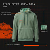 sweat capuche kaki visuel atout it