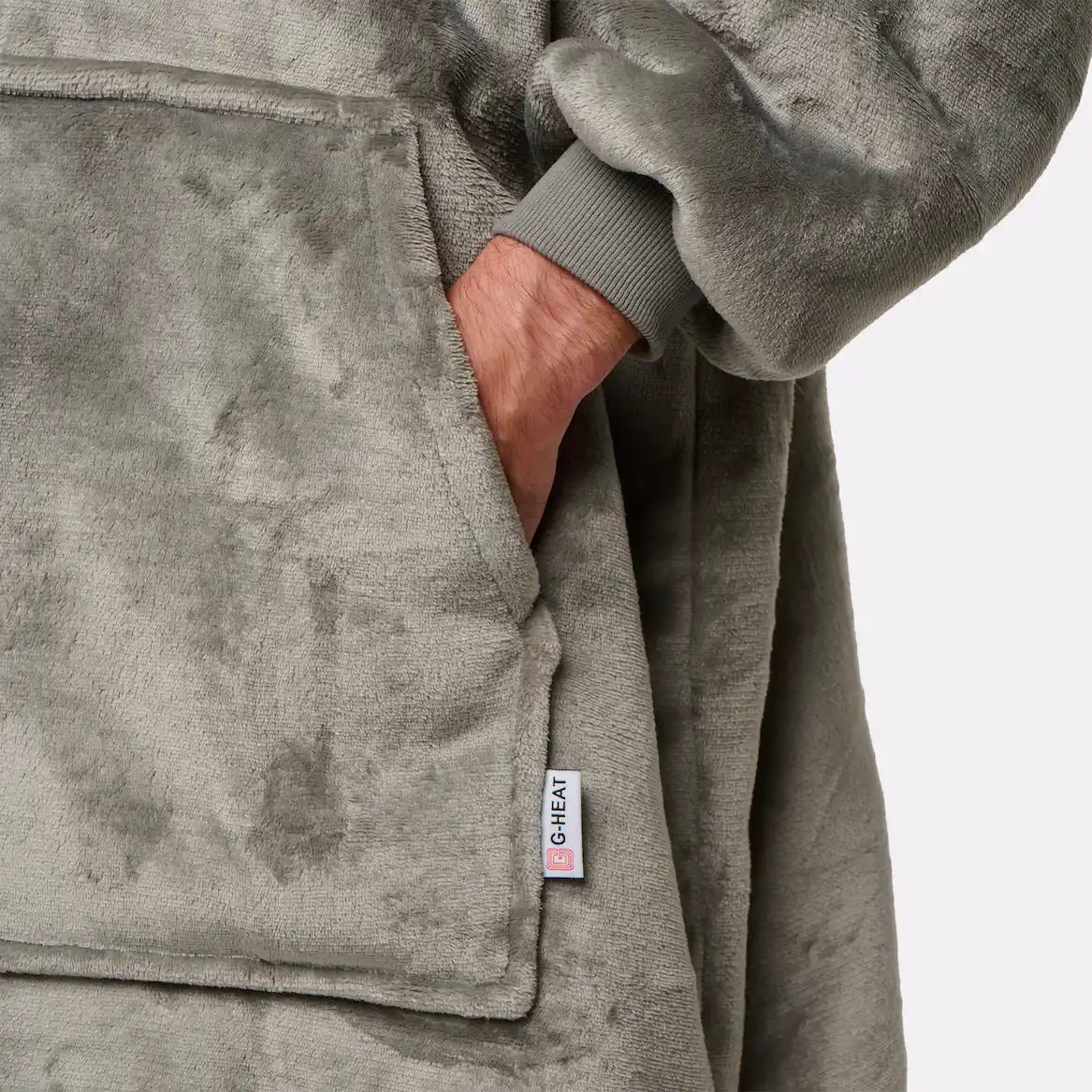 Pull plaid gris homme