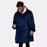 Pull plaid navy homme G-Heat