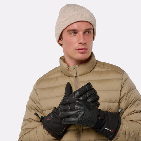 Gants de ski chauffants EVO-3 porté