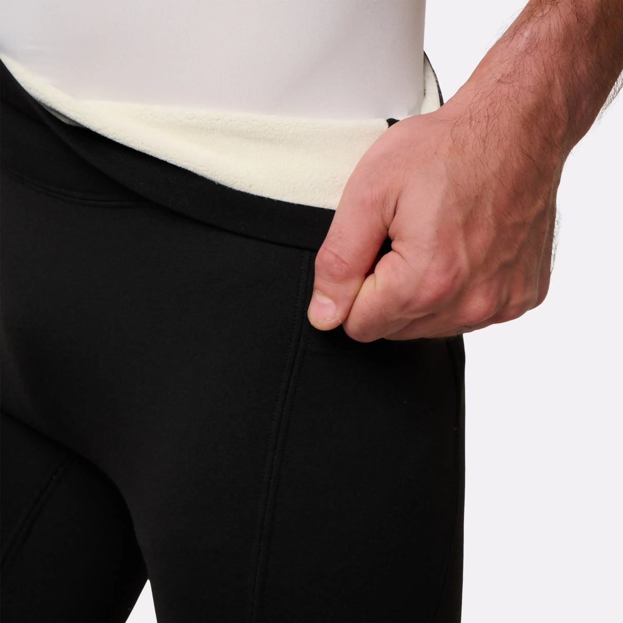 Legging polaire homme non chauffant doublure