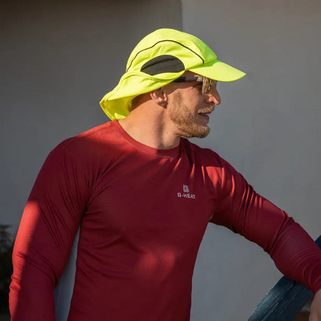Casquette rafraîchissante saharienne jaune G-Heat®