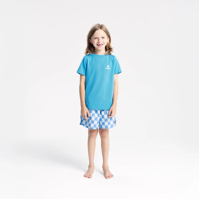 T-shirt rafraîchissant et anti UV enfant bleu