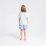 T-shirt rafraîchissant et anti UV enfant  blanc de dos